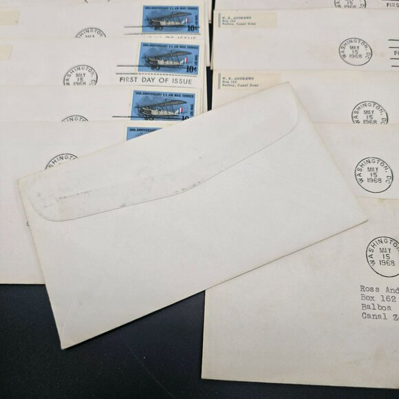 1968 First Day Of Issue Envelopes 50th Anniversary U.S. Air Mail Service LI3006 - Picture 8 of 8